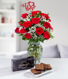 Rosas y Brownies