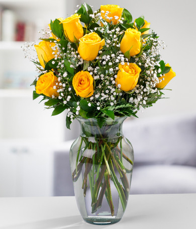 A Dozen Yellow Roses