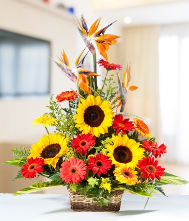 Sunburst Tower Basket