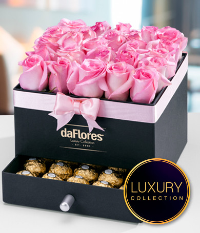 Pink Roses and Chocolate in our Jewerly Box