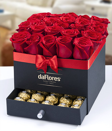Red Roses and Chocolate in our Jewerly Box