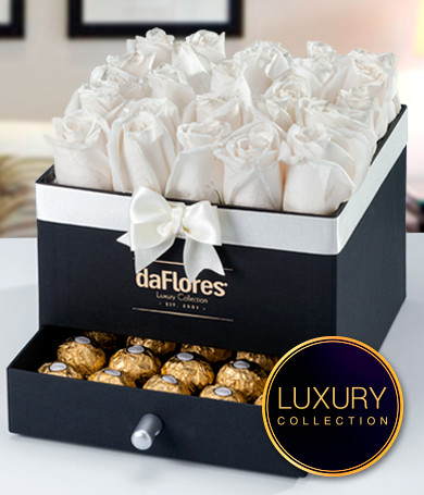 White Roses and Chocolate in our Jewerly Box