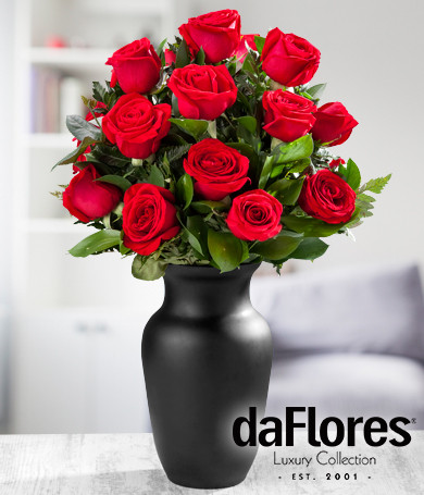 Eighteen Romantic Red Roses