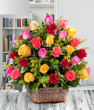 Four Dozen Assorted Roses