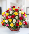 Premium Rose Basket